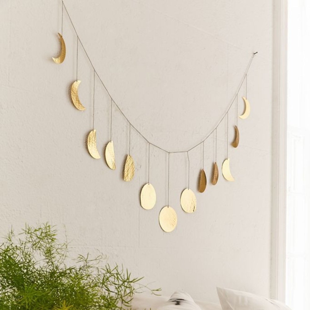 Urban Outfitters Metal Moon Cycle Banner